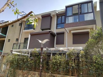 海顿清水木华色卷帘窗